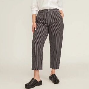 SALE Everlane Utility Barrel Pant - black/bone